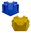 Cavaletti Block Stangenblock gelb oder blau Bodenarbeit