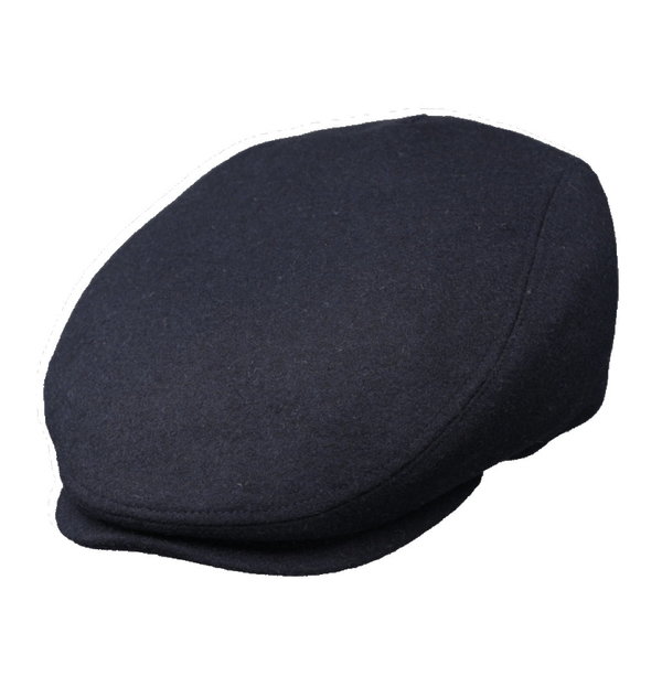 Schiebermütze Flatcap Schirmmütze Wolle Herren blau Gr. 55-62