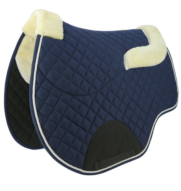 Schabracke Confort mit integriertem Pad blau Rückenschoner