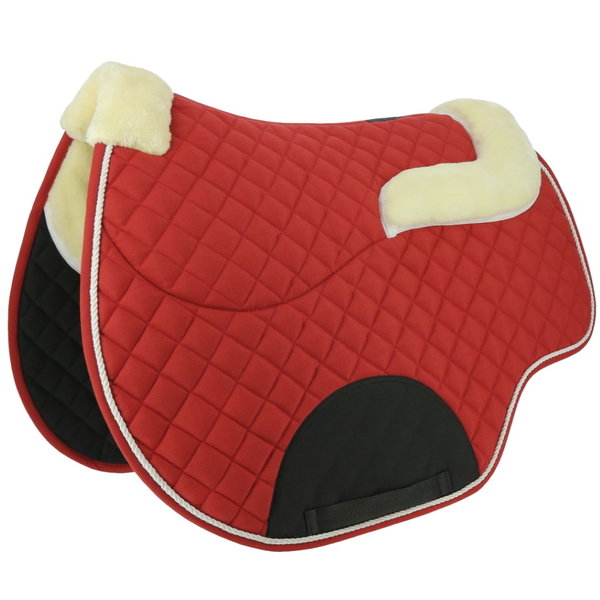 Schabracke Confort mit integriertem Pad rot Rückenschoner